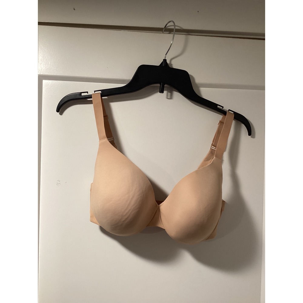 Skims Fits Everybody T-Shirt Bra Nude Beige Underwire 32DD RN158973